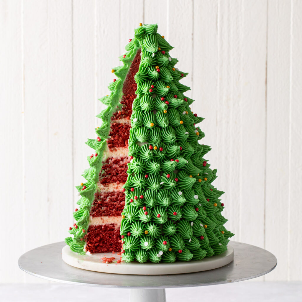 3D Christmas Tree Cake - Style Sweet