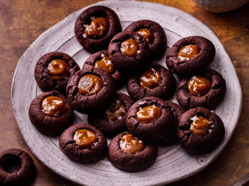 Salted Caramel Dark Chocolate Cookies - Sally's Baking Addiction