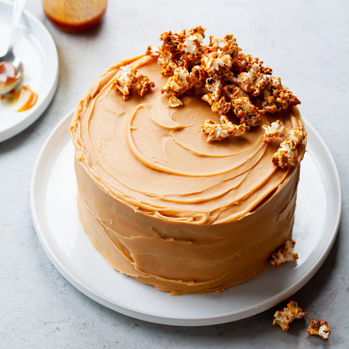 Salted Caramel Popcorn & Almond Cake Recipe | Woolworths