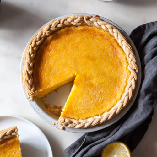 Lemon Chess Pie - Style Sweet