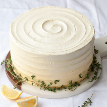 Lemon Thyme Cake - Style Sweet