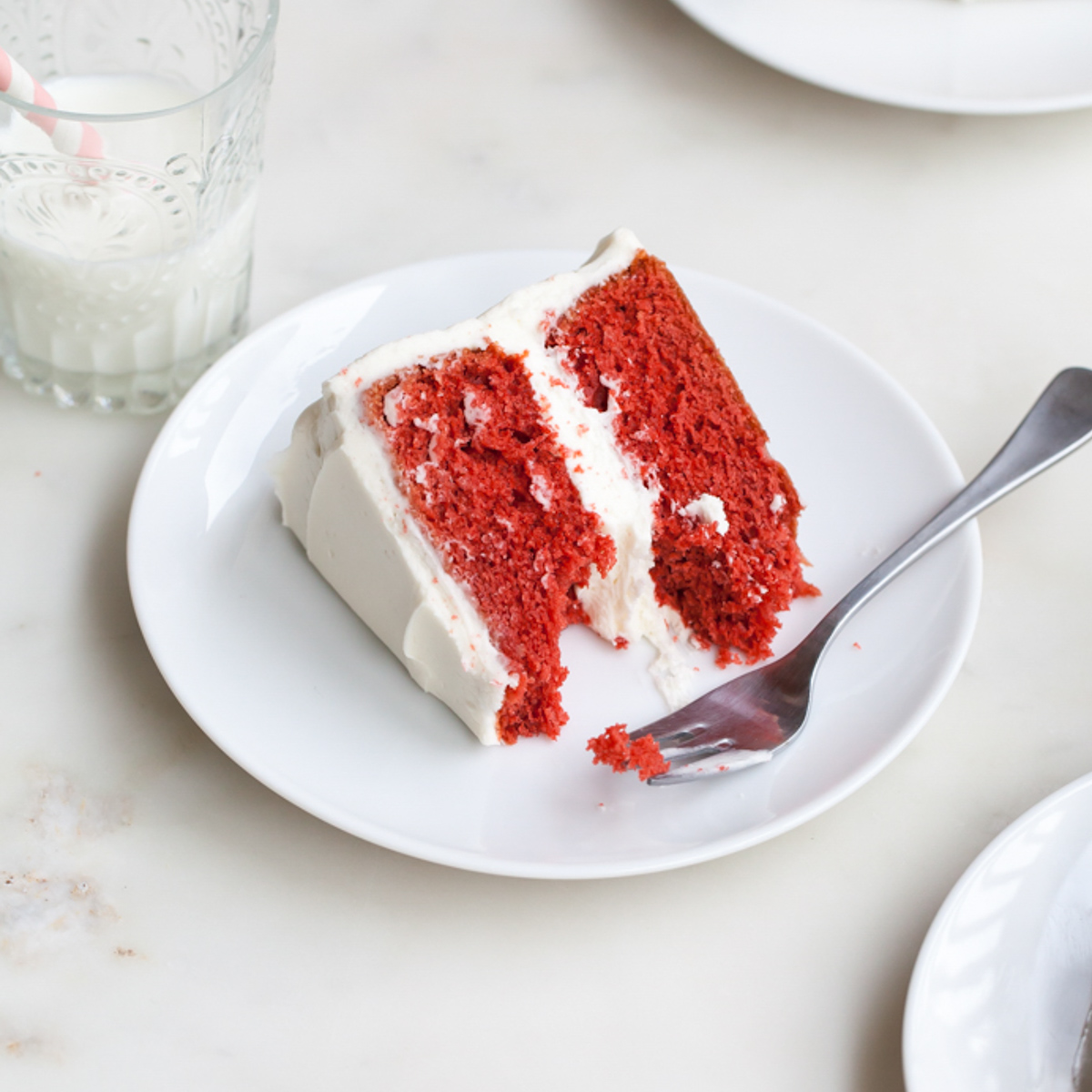 Red Velvet Cake with Cream Cheese Frosting - Baker by Nature