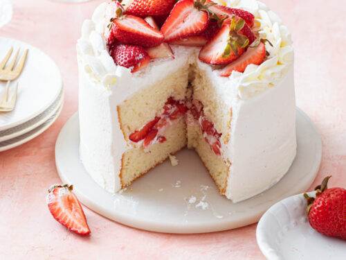 Raspberry and lemon sponge cake recipe | delicious. magazine