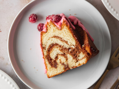 Strawberry Swirl Bundt Cake - Beyond Frosting