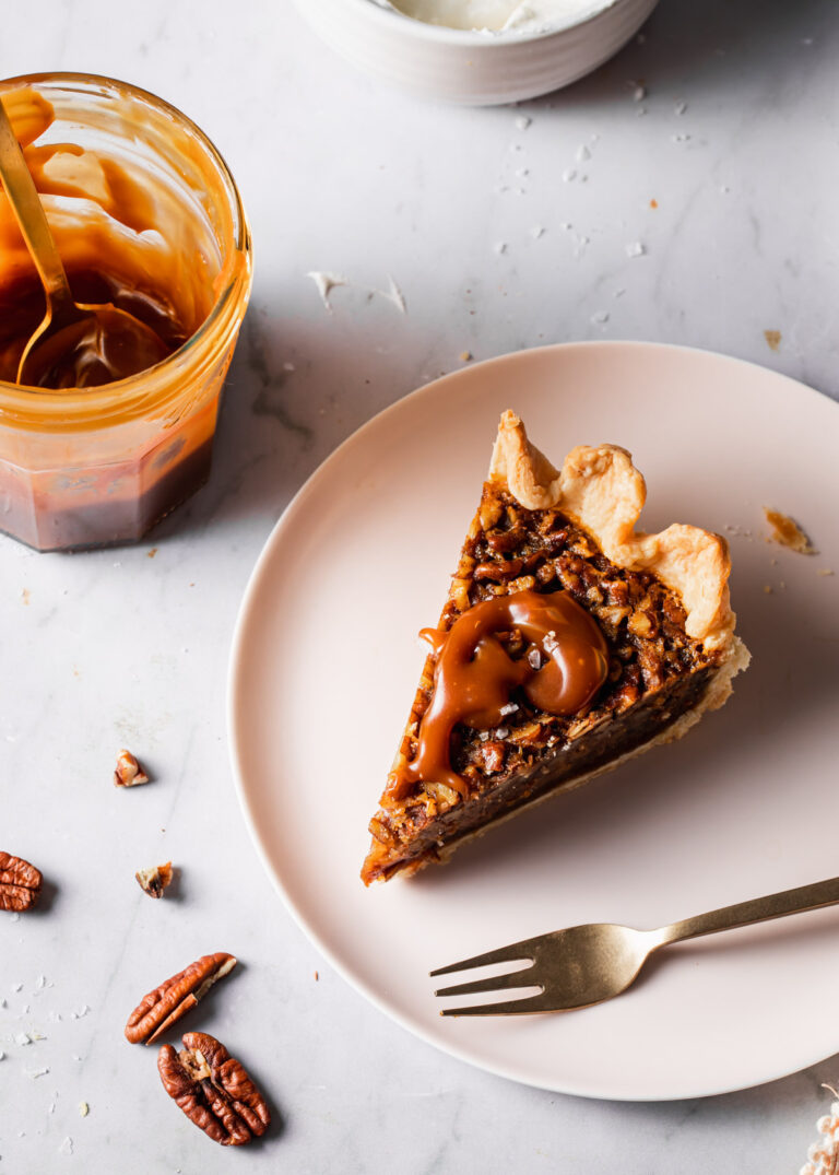 Caramel Pecan Pie without Corn Syrup Style Sweet