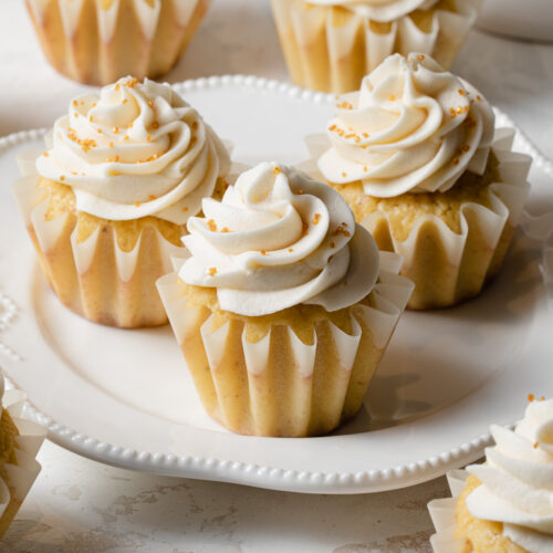 Brown Butter Cupcakes - Style Sweet