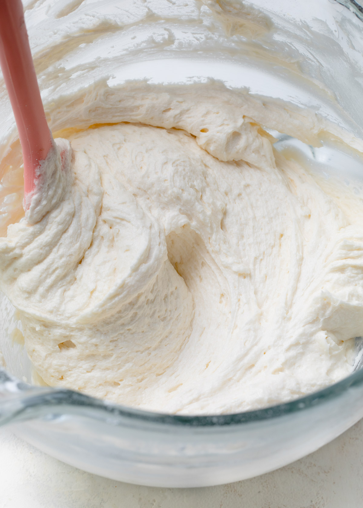 Light and fluffy whipped buttercream frosting