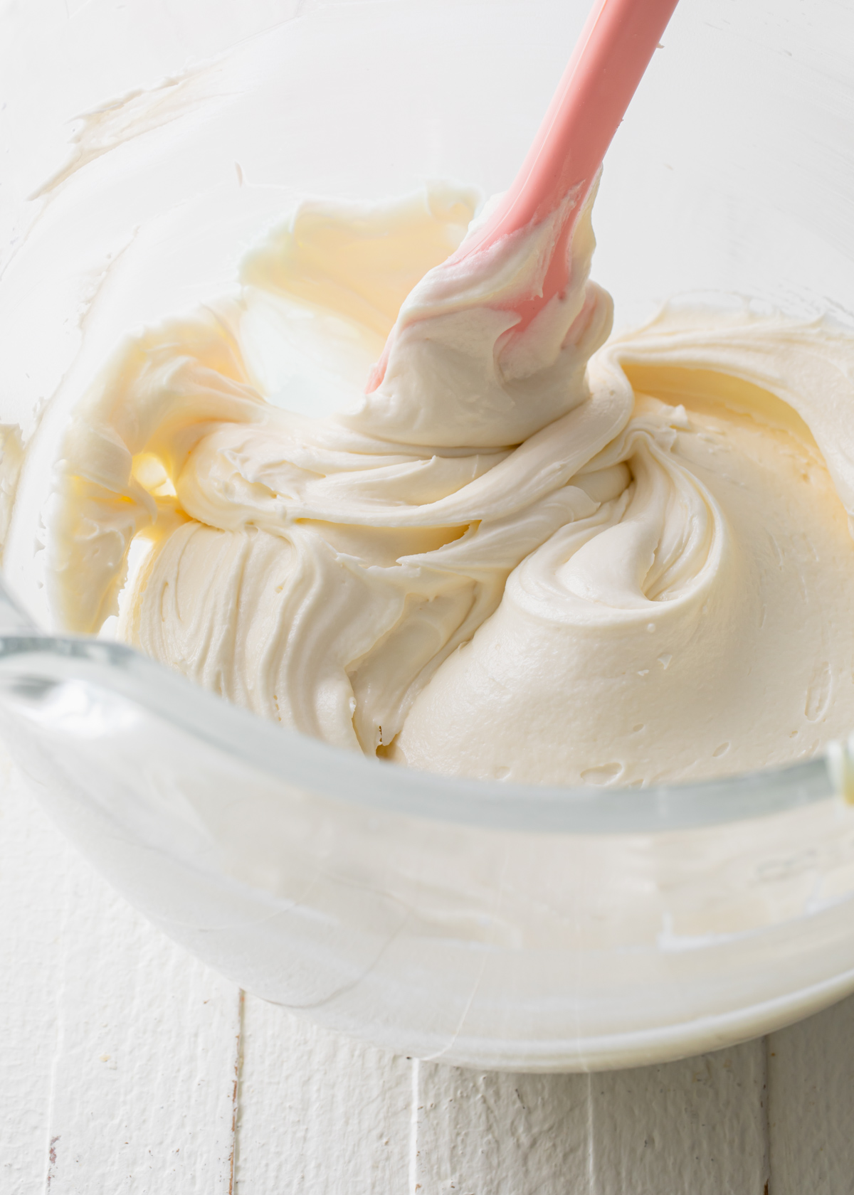 Creamy butter and white chocolate for making frosting