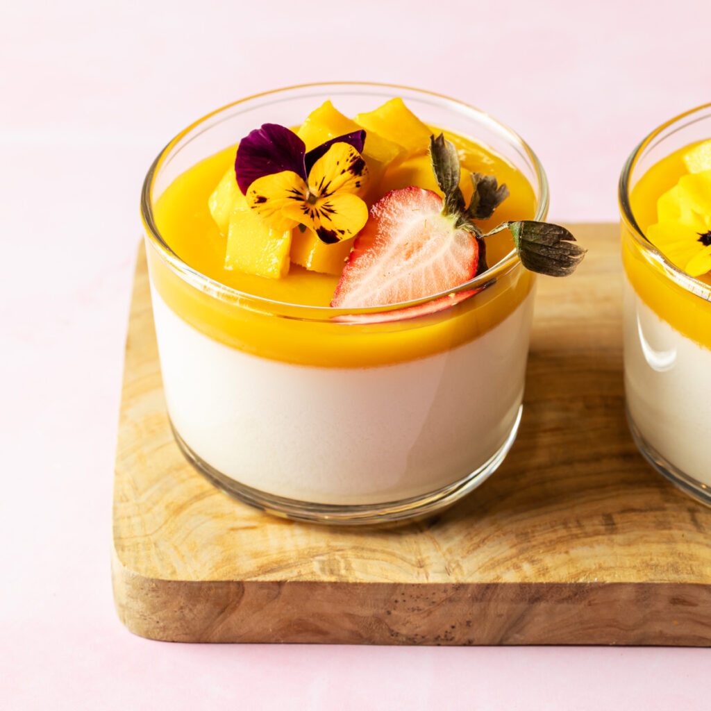 Mango Panna Cotta - Style Sweet