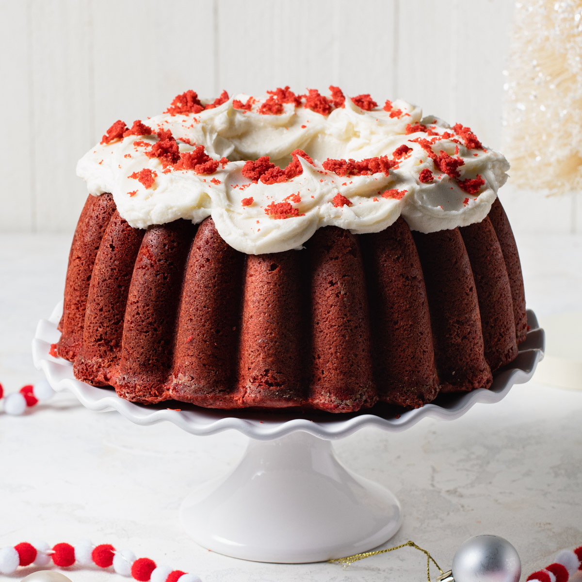 Red Velvet Bundt Cake - Olives + Thyme